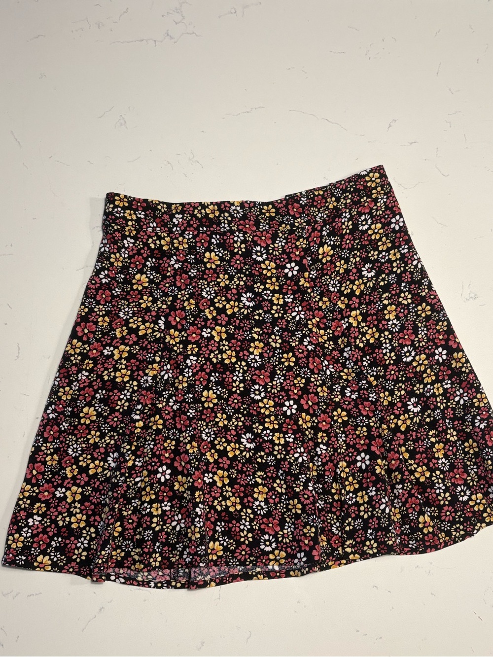 Reformation Flounce Skirt - Floral (Calendula) Print